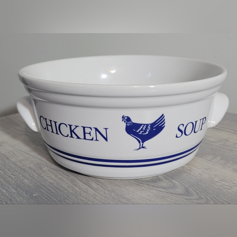 VINTAGE 1985 Chicken Soup Collectible Bowl
